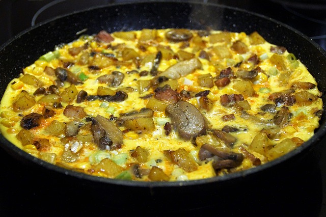 Oeufs aux champignons