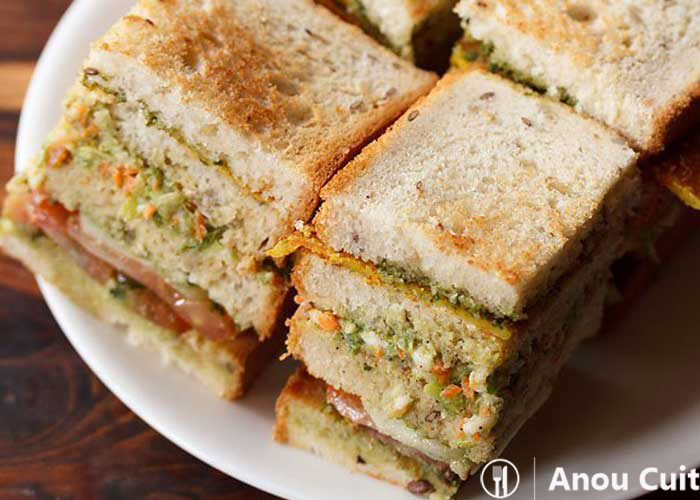 Veg Club Sandwich