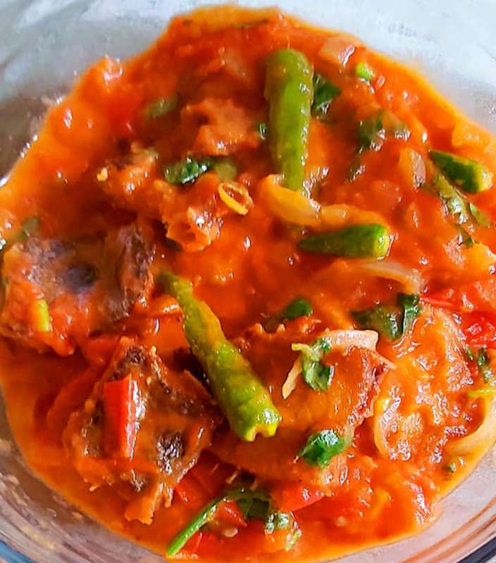 Rougaille de poisson salé